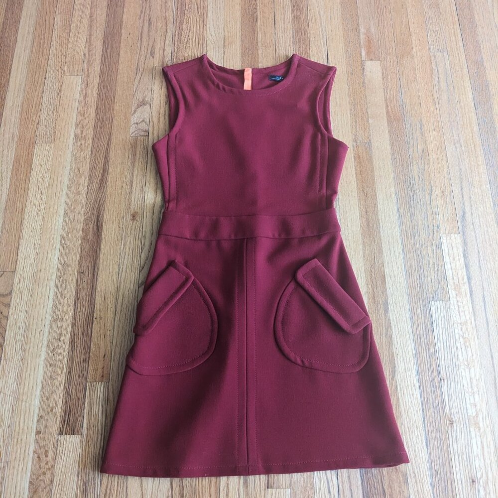 Zara Red 60's Style sleeveless dress